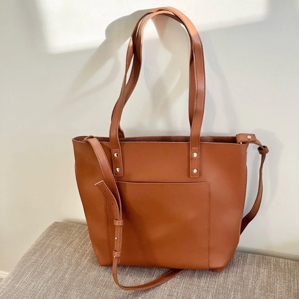 Henny & Lev Vegan Leather Crossbody Tote Bag - NWT - Picture 5 of 10